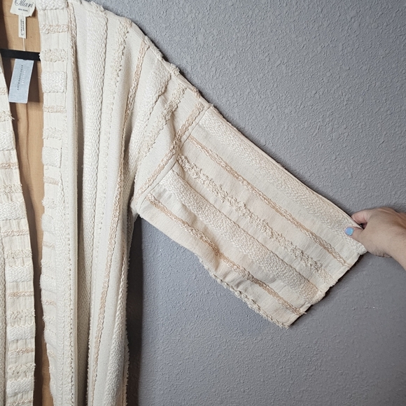 Anthropologie Ollari Renee Kimono Duster Sweater Cardigan Robe Small NEW Boho - Picture 7 of 14